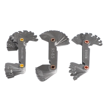 Rgauge boilerplate radius gauge stainless steel R1-6 5 R7-14 5 R15 -25 R gauge arc gauge arc gauge