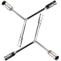 Triple-fourche à fourche en Y en forme de plaque hexagonale de forme hexagonale unique multifonction allongée en barillet à manche triangulaire pneu triangulaire outil de réparation de vapeur