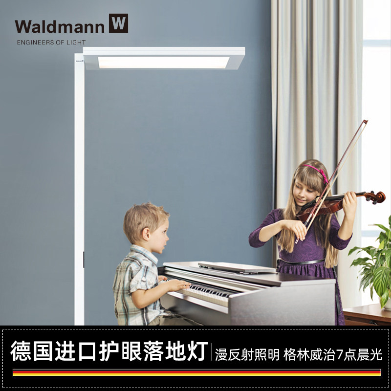 德国进口Waldmann儿童护眼落地灯:沃达迈学生钢琴学习台LED大路灯,守护孩子视力的秘密武器!-钢琴灯-淘宝百科网