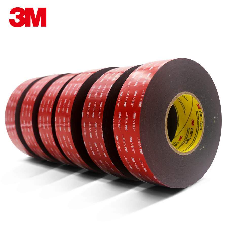 3M5915 red - bottom white - literal black rubber VHB modified acrylic double - sided adhesive 0 4mm thick can be cut arbitrarily width