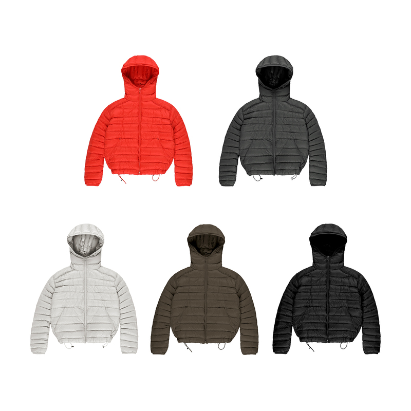 〔 Plus No Logo 〕25Aw Samsung Anxin down Jacket Toray Fabric Ribbed down Jacket