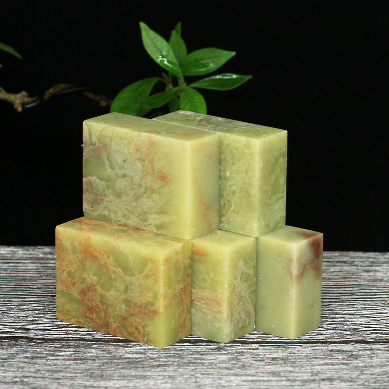 Qingtian stone flat chapter 1*3*4CM practice chapter stone seal seal stone seal seal stone beginner gold and stone seal engraving seal