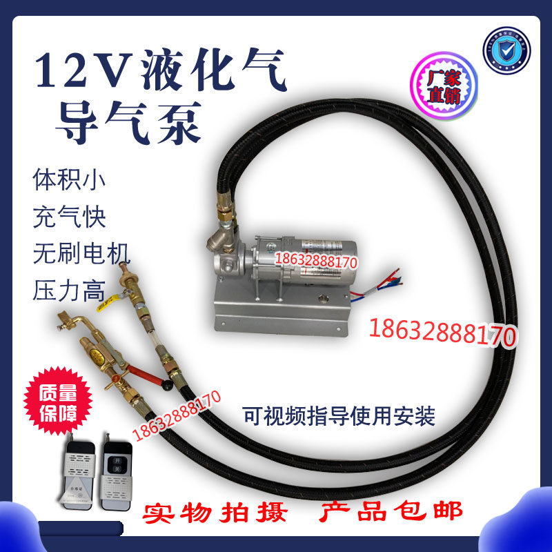 12v LIQUEFIED GAS PUMP INVERTED AIR PUMP 24 V PROPANE CHEER LOCOMOTIVE LOAD SMALL AIR PUMP LIQUEFIED GAS AIR GUIDE PUMP