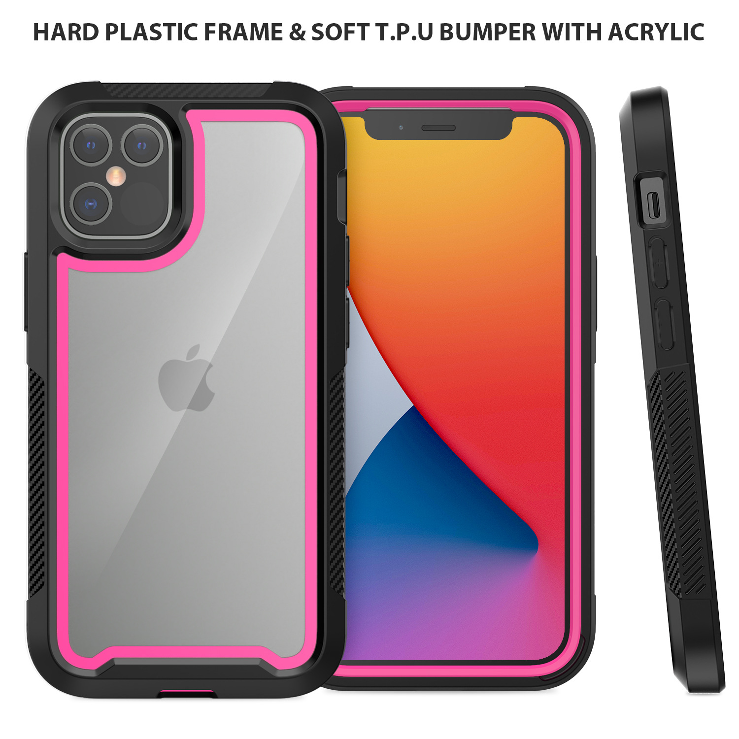 Jinshi is suitable for iPhone12 mobile phone protective shell Apple 11Pro Max transparent anti-fall ultra-thin camera protective sleeve silicone soft shell mini shell all-inclusive men's tide 12por