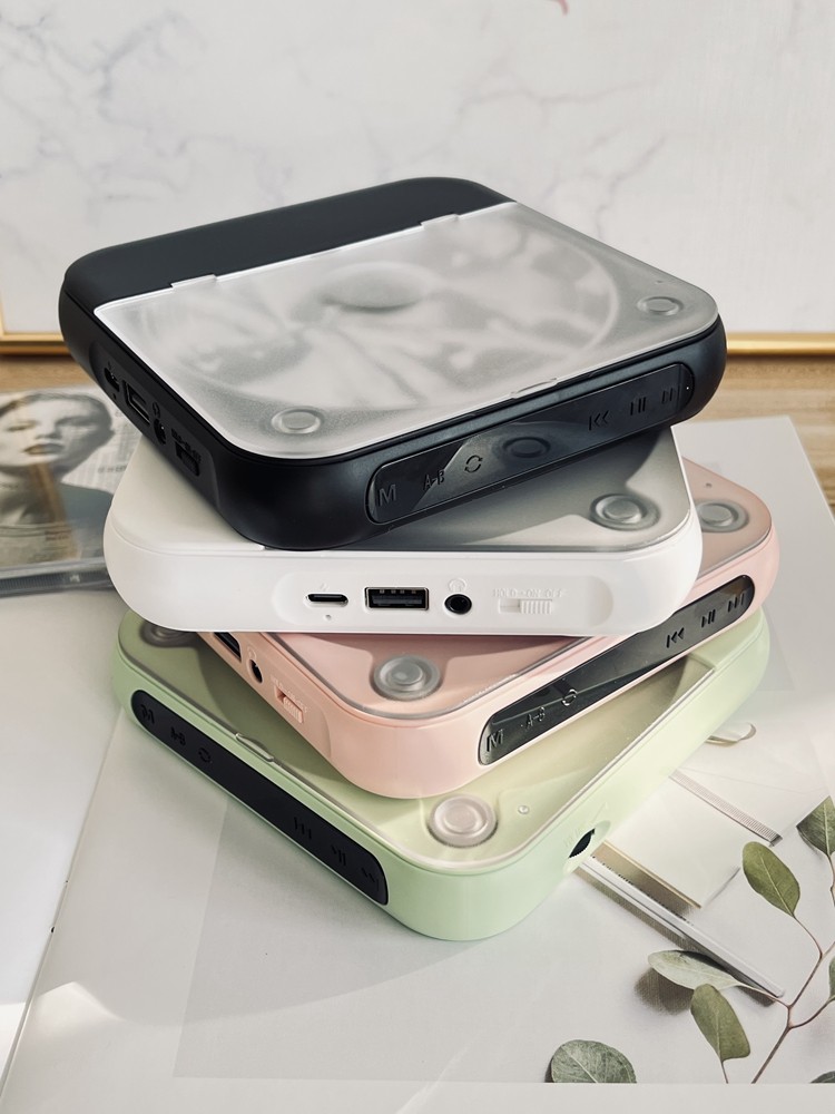 Cd Player, Repeater, Mp3 Player, Portable Music Player for Students, English Listening, Lightweight and Portable, Vinyl Cd Album Mini Player