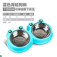 Лягушка двойная чаша синего YW