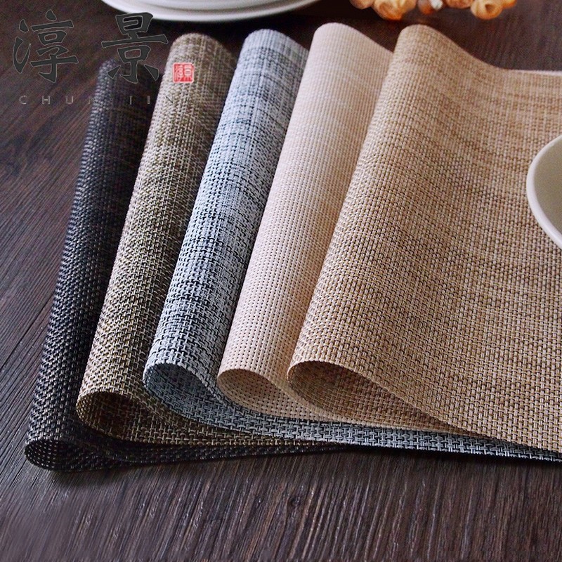 Table cushion European style upscale luxury small pieces of thermal insulation cushion net red and bad table mat anti-burn table cushion dining cushion Nordic rectangle