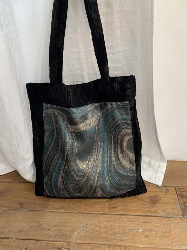 Merakbahati Niche Design Blue Shoulder Bag Chic Fashion Simple Large Capacity Tote Bag