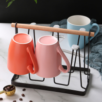 Water cup hanger Creative cup storage shelf Household drain tea cup Glass cup holder