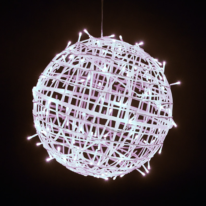 White coloured lights flashing lights Full Star lights Outdoor waterproof Landscape hanging trees Spherical Tree Lights VINE LAMP DECORATIVE LIGHTS-Taobao