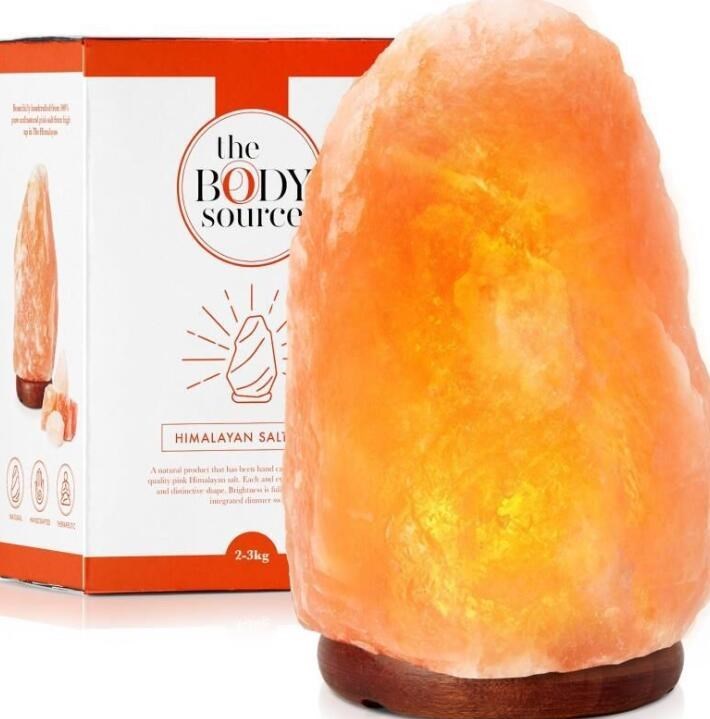 Natural Himalayan Salt Crystal Lamp Pink Rock Health