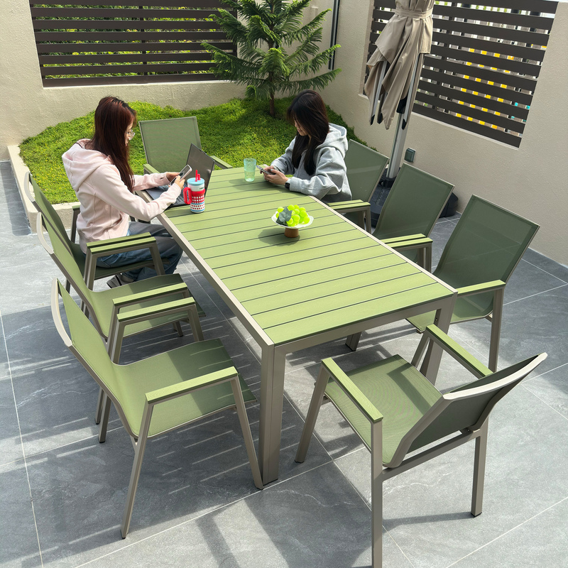 Outdoor Tables and Chairs, Courtyard Garden Tables, Outdoor Waterproof and Sun-Proof Villa, Popular Milk Tea Shop, Casual and Simple Dining Tables and Chairs