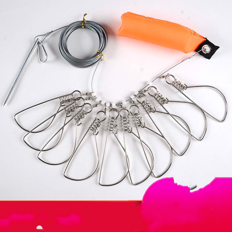 Live fish lock fish chain fish rope wire lock fish deduction fish lock carry fish lock