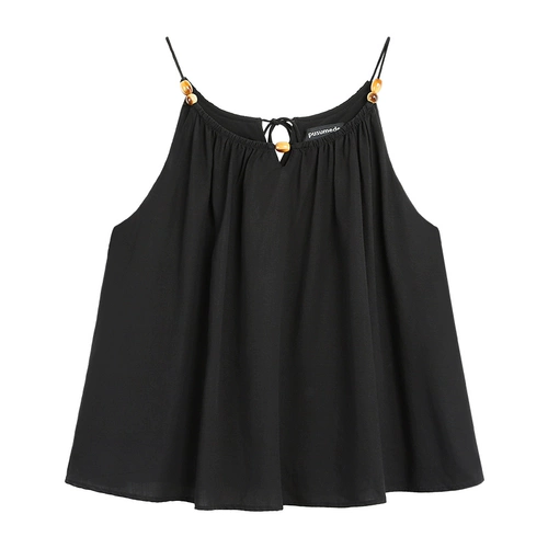 pusumede Майка топ без рукавов, свободный крой