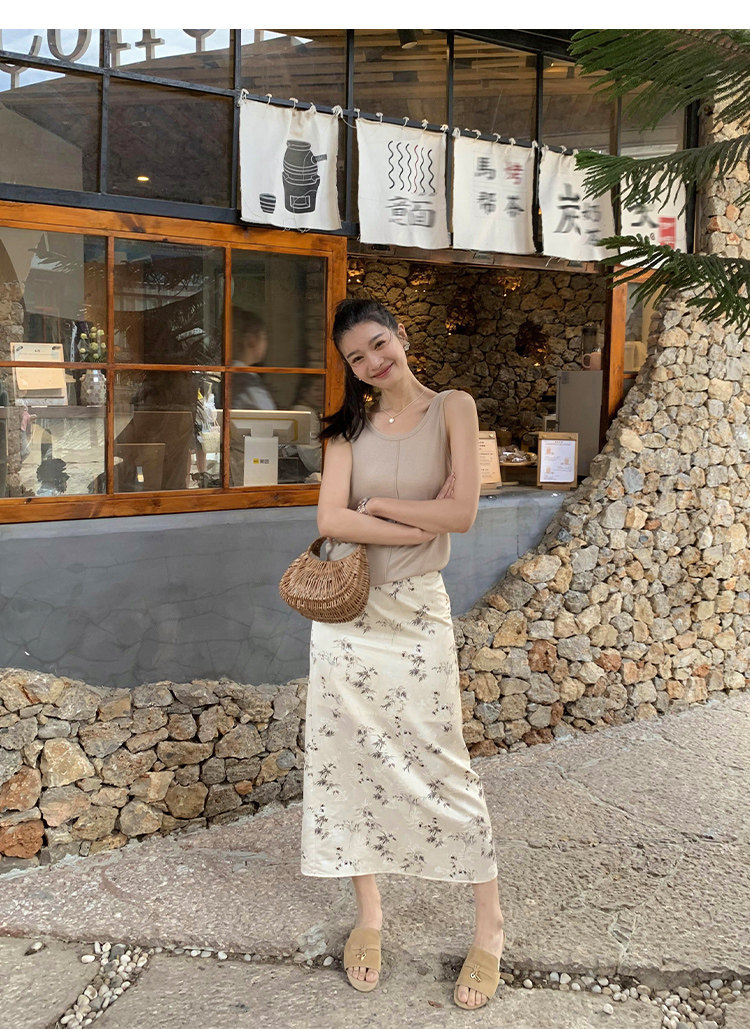 Топы/майки pusumede 复古性感露背吊带背心女夏季外穿宽松慵懒休闲无袖上衣