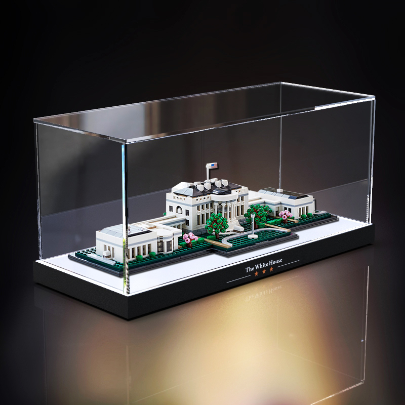 Box Acrylic Display Box Suitable for Lego 21054 White House Dust Cover Building Block Model Transparent Storage Box Acrylic Display Box Suitable for Lego 21054 White House Dust Cover Building Block Model Transparent Storage