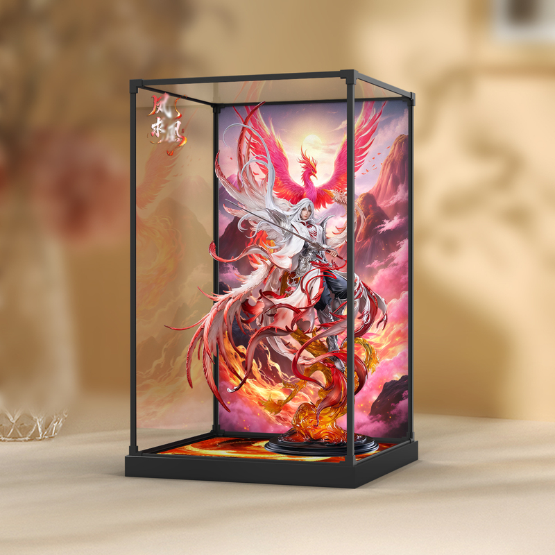 Boxkok Is Suitable for the Honor of Kings Li Bai Phoenix Seeking Phoenix Statue Figure Model Alloy Frame Acrylic Display Box Boxkok Is Suitable for the Honor of Kings Li Bai Phoenix Seeking Phoenix Statue Figure Model Alloy Frame Acrylic Display Box