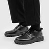 Winter Business Leather Shoes for Men, Formal British Style Soft-Soled Casual Shoes, Student Thick-Soled Large-Toe Black Suit Trendy Shoes