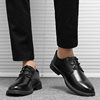 Winter Leather Shoes for Men, Formal Business Waterproof, Non-Slip, Versatile Black Soft-Soled Casual Shoes for Work, Performance, Men's Shoes