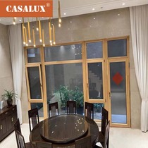 Chongqing broken bridge aluminum doors and windows Aluminum alloy casement window screen integrated sound insulation seal Balcony push-pull floor-to-ceiling bay window customization