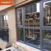 Tangshan broken bridge aluminum doors and windows Aluminum alloy casement window screen integrated sound insulation seal Balcony push-pull floor-to-ceiling bay window customization