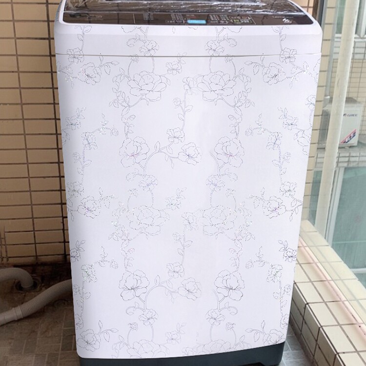 Self-adhesive washing machine sticker decoration full sticker water dispenser waterproof refrigerator film refurbable patch can be removed