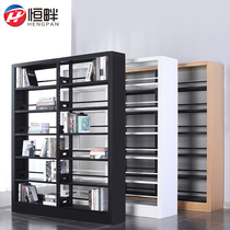 Steel bookshelf school library reading room bookstore home Book Room single double-sided iron bookshelf landing archive rack