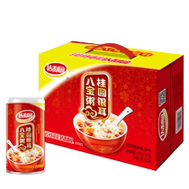Daliyuan longan white fungus and eight-treasure porridge 360ml*12 cans whole box of instant breakfast porridge ready to eat for picnics