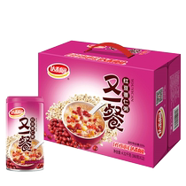 Daliyuan red bean coix seed and eight-treasure porridge 360g*12 cans full box of instant breakfast porridge ready to eat for picnics