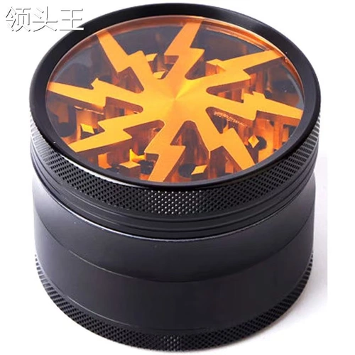 Spot -of -te -teeth Lightning Smoke Mill 6M Четырех -слойная пластина алюминиевый сплав металлический сплав для дымовой шлифовальной машины Grider