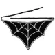 Черный [Spider Web Triangle Scarf]