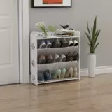 [Sakura Large] Простая наклонная ультратонкая многослойная полка для обуви в европейском стиле, простой шкаф для хранения обуви, пыленепроницаемый