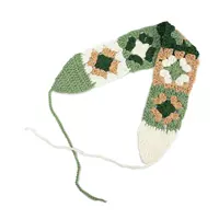 Белая этническая повязка на голову, этнический стиль