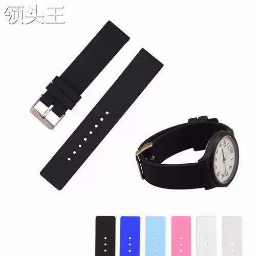 Силиконовый умный ремешок для часов, часы, аксессуары, 20мм, 22мм, 24мм