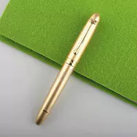 Перьевая ручка (наконечник М 0,7 мм), спираль золотая