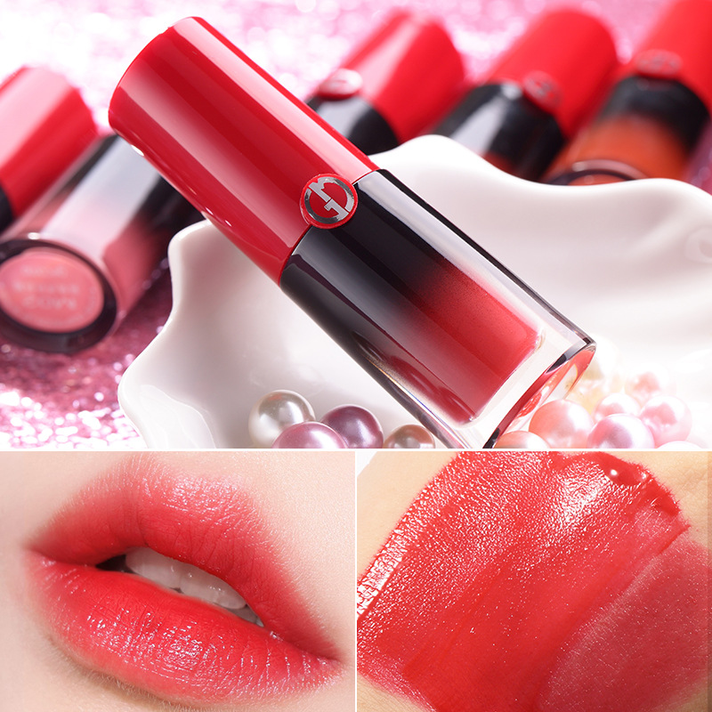GECOMO mirror lip glaze women do not fade waterproof long-lasting non-stick cup matte lip gloss liquid lipstick matte