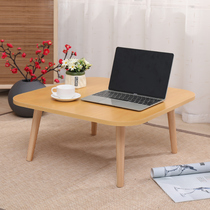 Nordic Ins Computer Bed Small Table Sloth Table Dorm Table Dorm Window Bedroom Sitting on the terrace with tatami small tea table
