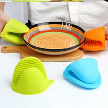 Anti-scalding gloves do not hurt your fingers and ears handle pot handle earmuffs cast iron pot thickening kitchen baking protection