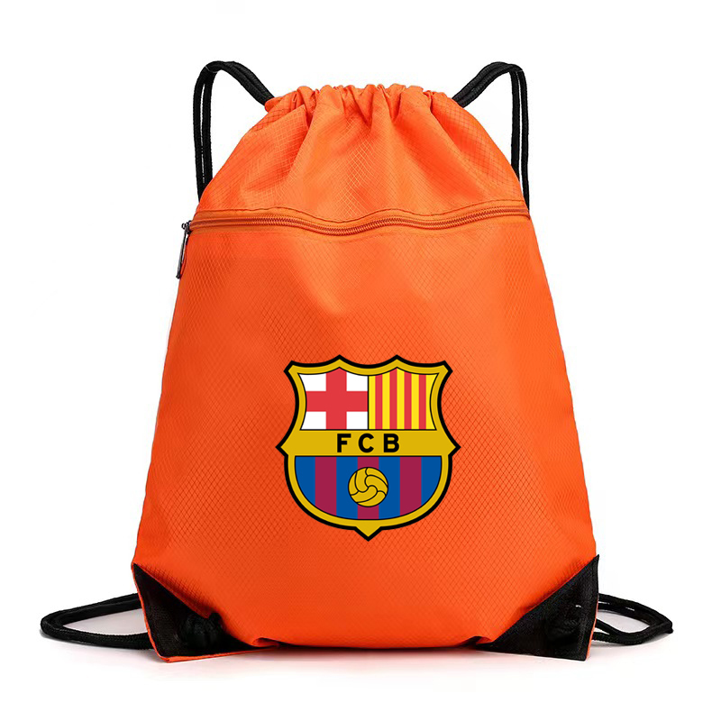 Barcelona Football Shoe Bag Drawstring Waterproof Shoe Bag Swimming Storage Travel Bag Drawstring Backpack Sports Training Bag