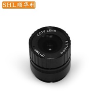 3MP HD fixed aperture fixed focus 4 6 8MM fixed focus surveillance lens CS interface lens bolt industrial camera lens 1 2 target surface