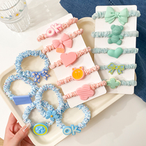 Girls good looks do not hurt hair good elasticity hair accessories rubber bands girls headwear girls cute head rope hair ring