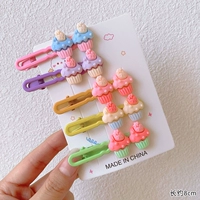 Заколка для волос, комплект, 5 шт