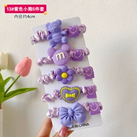 Сиреневый комплект, с медвежатами