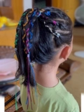 Дреды для плетения волос, детская резинка для волос, металлический аксессуар для волос, популярно в интернете, 2023