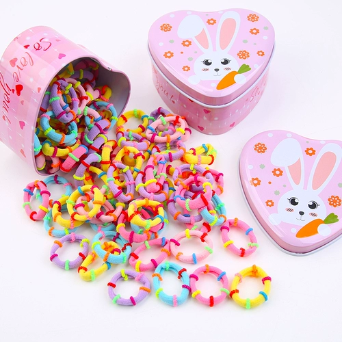 Эластичная детская безвредная резинка для волос, высококачественный аксессуар для волос, не повреждает волосы