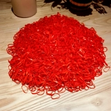 Одноразовая красная детская эластичная прочная безвредная резинка, не повреждает волосы