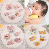 Baby small hair clip infant sweating hair clip female baby hair adorned with no injuries a little hair and hair hairpin hairpin