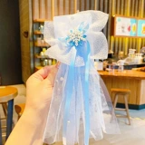 Детский аксессуар для волос для принцессы с бантиком, диван, заколка для волос, шпильки для волос, принцесса Эльза, «Холодное сердце»