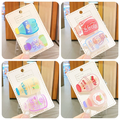 Детская заколка для волос, милые шпильки для волос, аксессуар для волос, щипцы для бутылочек