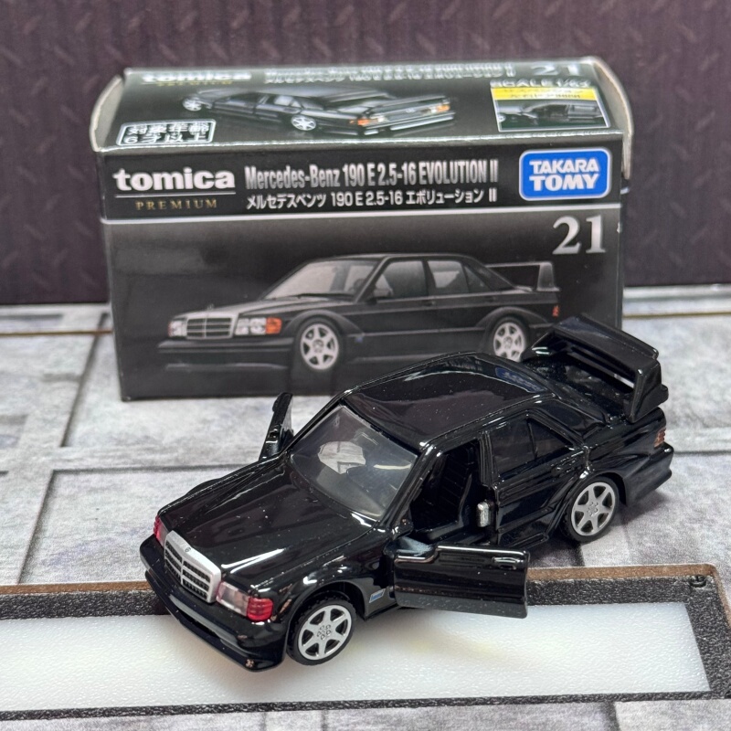 May Tomy Tomica Alloy Car Model Flagship Edition Black Box No. 21 Mercedes-Benz E190